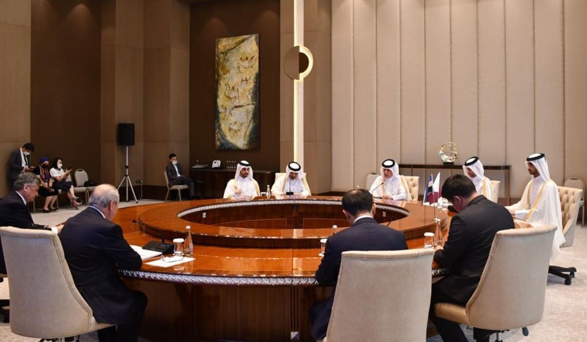 Minister of State for Foreign Affairs Meets Uzbekistan's Foreign Minister